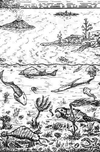 Девонский период - время панцирных рыб, трилобитов,
  ракоскорпионов